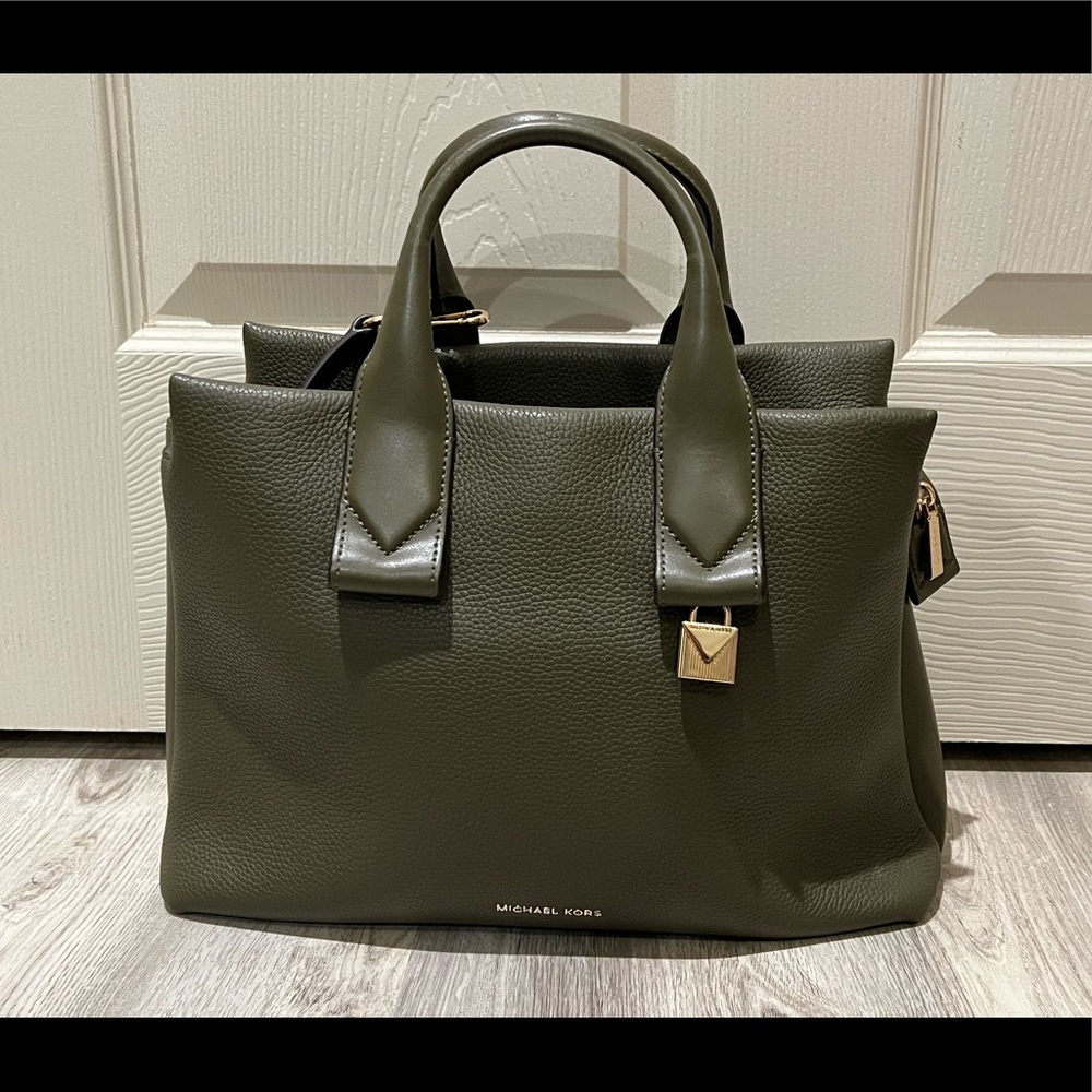 Forest green Michael Kors Handbag